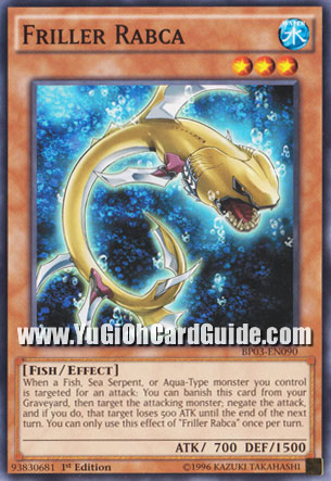 Yu-Gi-Oh Card: Friller Rabca