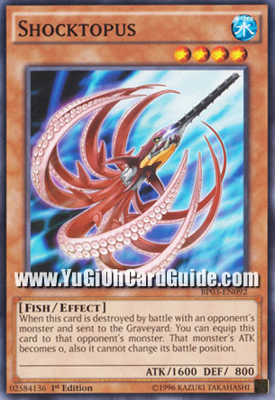 Yu-Gi-Oh Card: Shocktopus