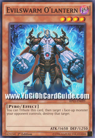 Yu-Gi-Oh Card: Evilswarm O'lantern