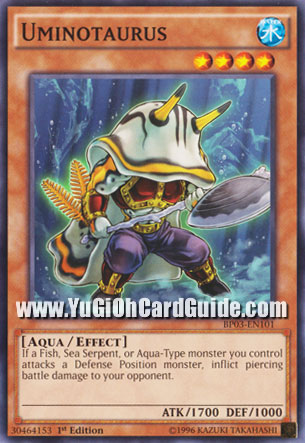 Yu-Gi-Oh Card: Uminotaurus