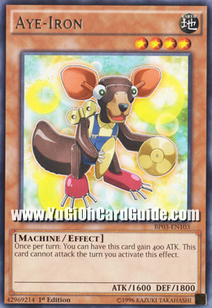 Yu-Gi-Oh Card: Aye-Iron