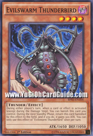 Yu-Gi-Oh Card: Evilswarm Thunderbird