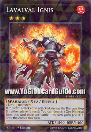 Yu-Gi-Oh Card: Lavalval Ignis