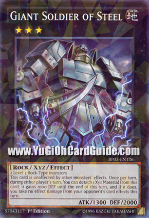 Yu-Gi-Oh Card: Giant Soldier of Steel