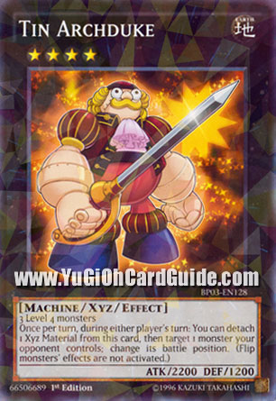 Yu-Gi-Oh Card: Tin Archduke
