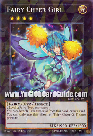Yu-Gi-Oh Card: Fairy Cheer Girl