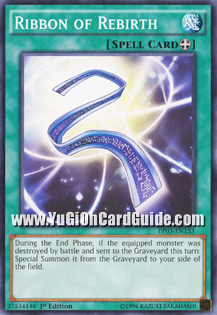Yu-Gi-Oh Card: Ribbon of Rebirth