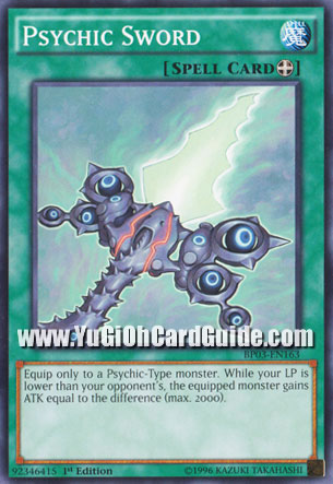 Yu-Gi-Oh Card: Psychic Sword
