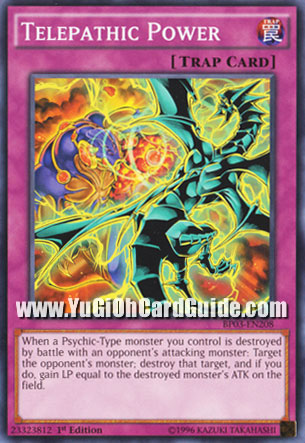 Yu-Gi-Oh Card: Telepathic Power