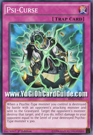 Yu-Gi-Oh Card: Psi-Curse