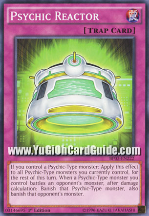Yu-Gi-Oh Card: Psychic Reactor