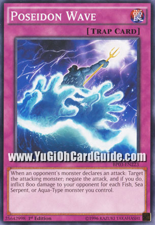 Yu-Gi-Oh Card: Poseidon Wave