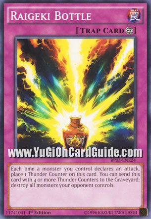 Yu-Gi-Oh Card: Raigeki Bottle