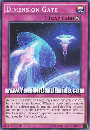 Yu-Gi-Oh Card: Dimension Gate
