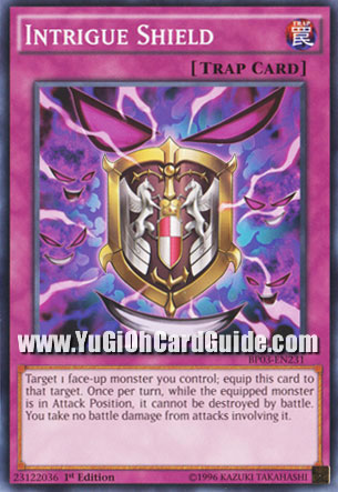 Yu-Gi-Oh Card: Intrigue Shield