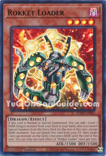 Yu-Gi-Oh Card: Rokket Loader