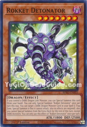 Yu-Gi-Oh Card: Rokket Detonator