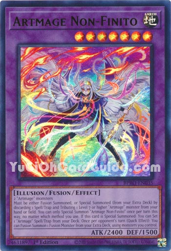 Yu-Gi-Oh Card: Artmage Non-Finito
