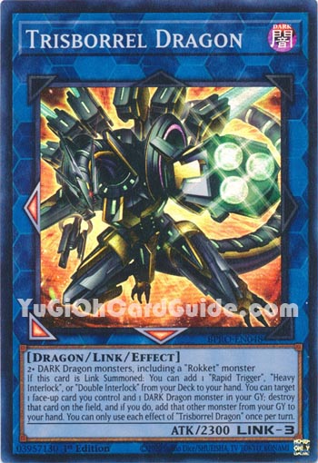 Yu-Gi-Oh Card: Trisborrel Dragon