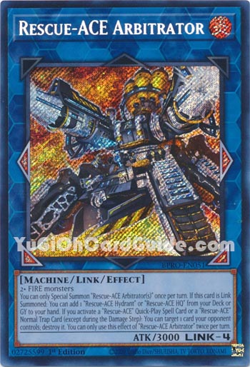 Yu-Gi-Oh Card: Rescue-ACE Arbitrator