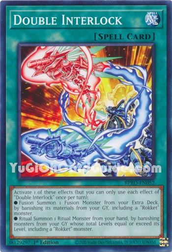 Yu-Gi-Oh Card: Double Interlock