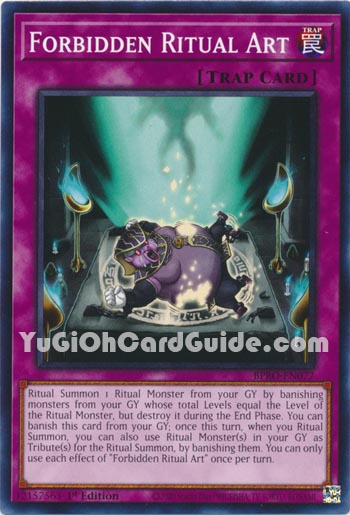Yu-Gi-Oh Card: Forbidden Ritual Art