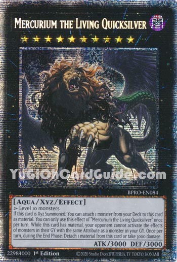 Yu-Gi-Oh Card: Mercurium the Living Quicksilver