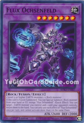Yu-Gi-Oh Card: Flux Ochsenfeld