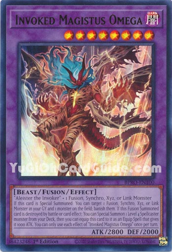 Yu-Gi-Oh Card: Invoked Magistus Omega