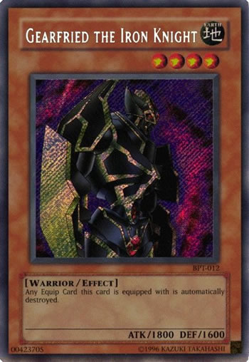 Yu-Gi-Oh Card: Gearfried the Iron Knight