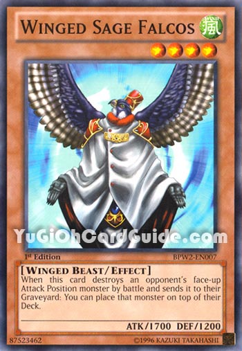 Yu-Gi-Oh Card: Winged Sage Falcos