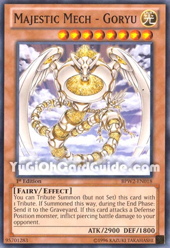 Yu-Gi-Oh Card: Majestic Mech - Goryu