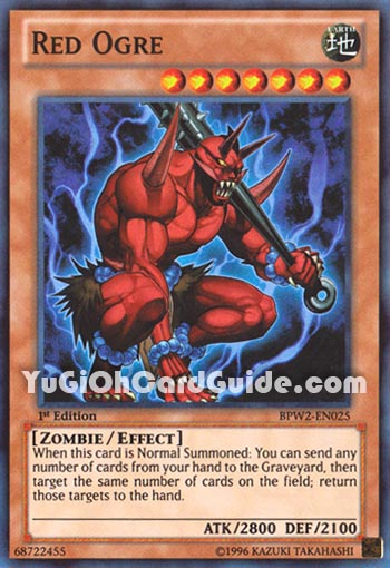Yu-Gi-Oh Card: Red Ogre