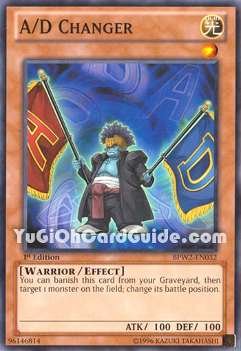 Yu-Gi-Oh Card: A/D Changer