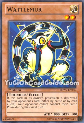 Yu-Gi-Oh Card: Wattlemur