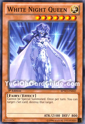 Yu-Gi-Oh Card: White Night Queen