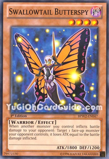 Yu-Gi-Oh Card: Swallowtail Butterspy