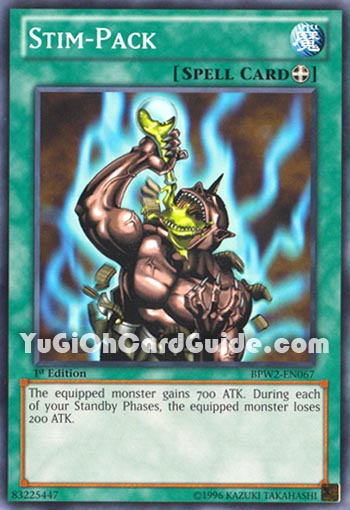 Yu-Gi-Oh Card: Stim-Pack