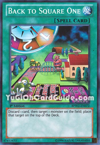 Yu-Gi-Oh Card: Back to Square One
