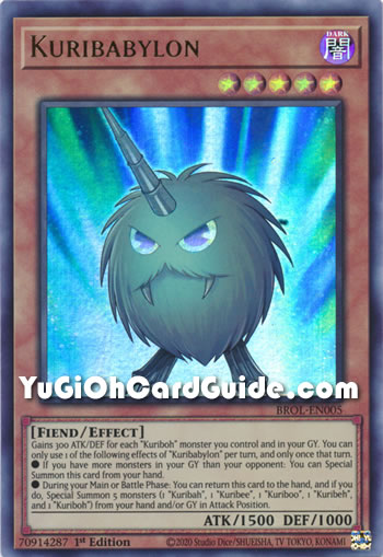 Yu-Gi-Oh Card: Kuribabylon
