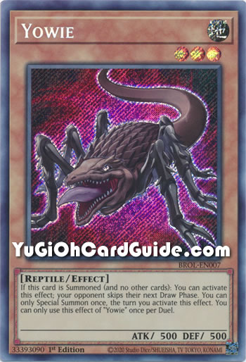 Yu-Gi-Oh Card: Yowie