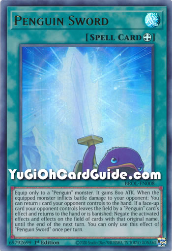 Yu-Gi-Oh Card: Penguin Sword