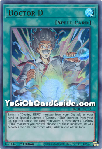 Yu-Gi-Oh Card: Doctor D