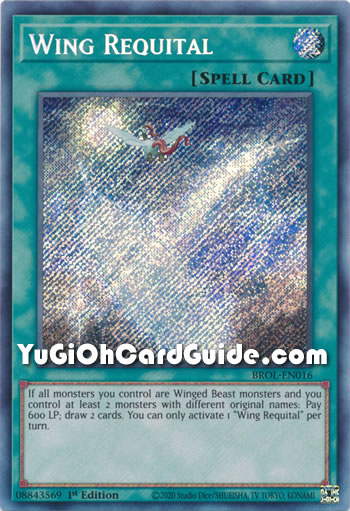 Yu-Gi-Oh Card: Wing Requital