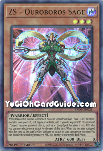 Yu-Gi-Oh Card: ZS - Ouroboros Sage