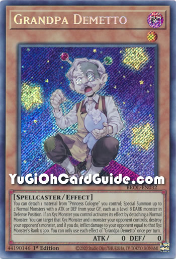 Yu-Gi-Oh Card: Grandpa Demetto