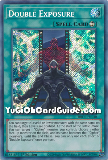 Yu-Gi-Oh Card: Double Exposure