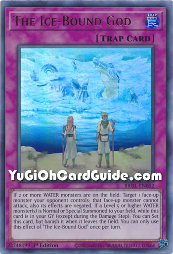 Yu-Gi-Oh Card: The Ice-Bound God