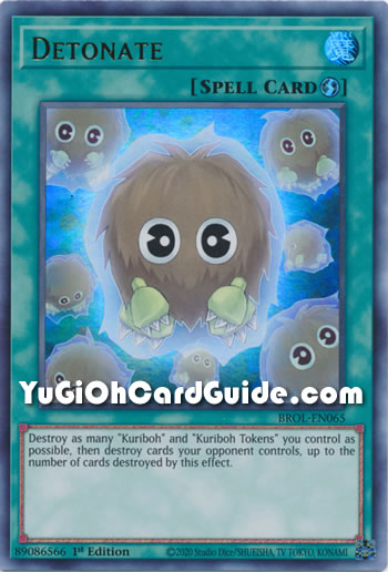 Yu-Gi-Oh Card: Detonate