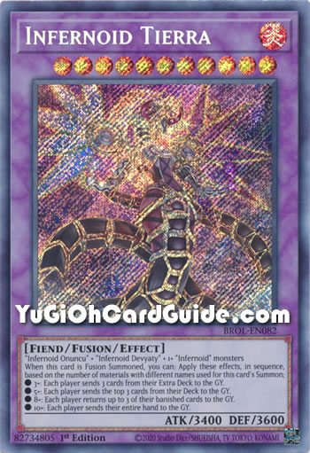 Yu-Gi-Oh Card: Infernoid Tierra